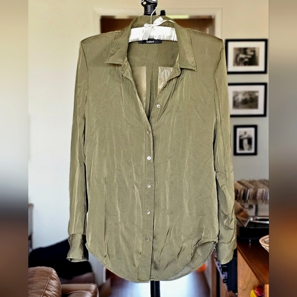 Quince Washable Stretch Silk Blouse - Picture 8 of 8